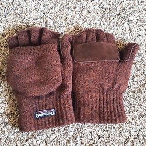 Thinsulate Wool Brown Men's Gloves  Medium size